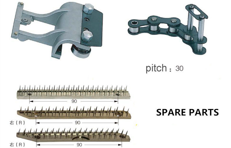 Pinplate / Pin Ba R / Link / Chain / Clip Textile Spare Parts For Dyeing And Finishing Machinery