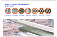 High Elasticity Cotton Silk Nickel Rotary Screen Textile Screen Printing 80M