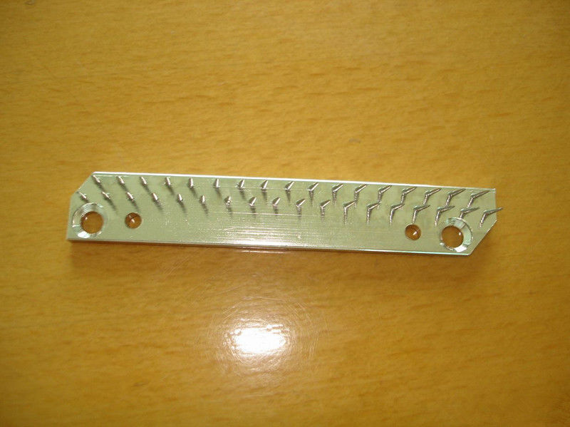 High Carbon Steel Pin Plates , Wear Resistant Textile Machine Spare Parts