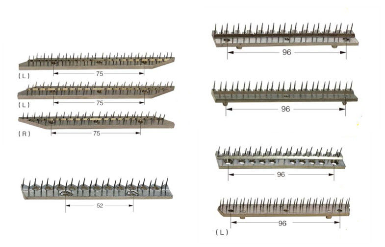 Pin Bar Chemical Resistance Stenter Machine Parts Pin Metal Plates