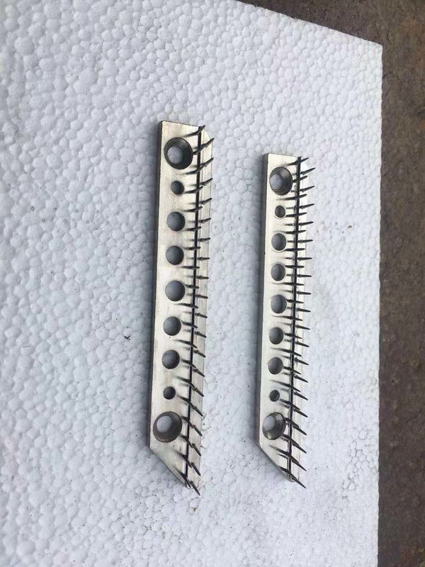 Stenter Parts Steel Pin Plates 76/73mm Pitch Bruckner Krantz Pin Bar Textile Spare Parts